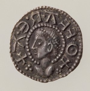 Penny of Offa, King of Mercia, 757-96 (ön yüz) (gümüş) (ters için bkz. 168072)