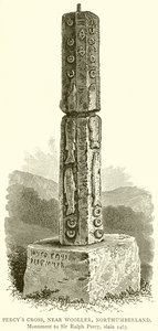 Percys Cross, Wooller, Northumberland yakınlarında by English School