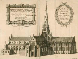 St Paul Katedrali'nin perspektif görünümü, Londra by English School