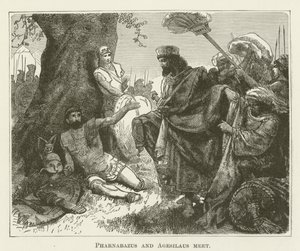 Pharnabazus ve Agesilaus buluşuyor
