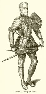 Philip II, İspanya Kralı by English School