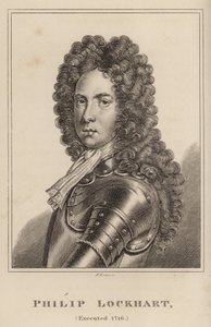 Philip Lockhart, 1716'da idam edildi by English School