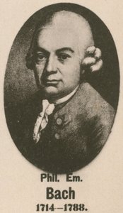 Philipp Emanuel Bach (gravür) by English School