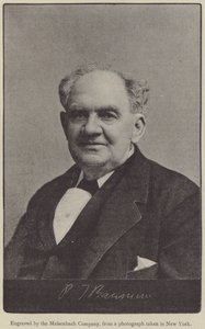 Phineas Taylor Barnum (gravür) by English School