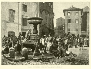 Marcellus Tiyatrosu ile Piazza Montanara, by English School