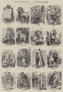 Resimli Karakterler (gravür) by English School