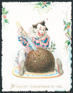 Pierrot kesme Erik Pudingi, Noel Kartı by English School