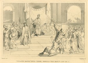 "Pilate onlara dedi ki, adama bakın!", John XIX, 5 by English School