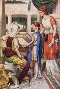 Pindar ve öğretmenleri (renkli taş baskı) by English School