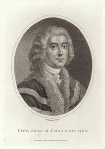 Pitt, Chatham Kontu, 1766 by English School