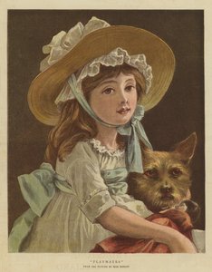 Oyun Arkadaşları (chromolitho) by English School