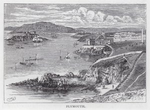 Plymouth (gravür) by English School