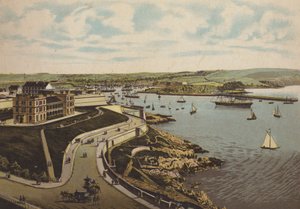 Plymouth: Biyoloji Enstitüsü ve Cattewater (renkli taş) by English School