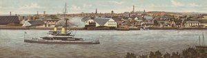 Plymouth: Devonport ve HMS Devastation (renkli taş) by English School