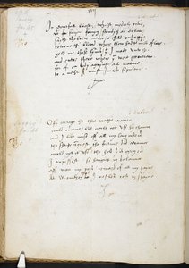 Sir Thomas Wyatt#39;ın Şiirleri, f.54v, c.1530-39 (kağıt üzerine mürekkep) by English School