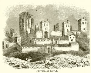 Pontefract Kalesi by English School