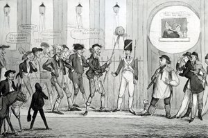 Yoksullar Dondu Gardners, 1820 by English School