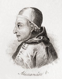 Papa Alexander VI by English School