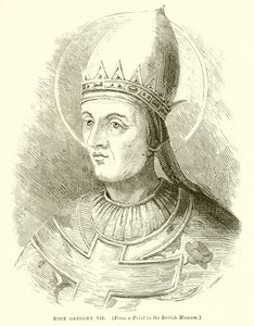 Papa Gregory VII by English School