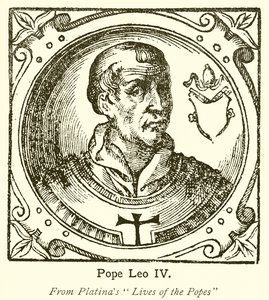 Papa IV. Leo by English School