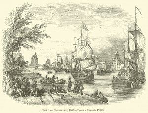 Rochelle Limanı, 1650 by English School