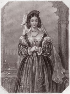 Portia (Venedik Yürüyüşü) Jessica Portia zengin bir mirasçı (Venedik Taciri) - “” Shakespeare Kadın Galerisi, erken dönem Londra sanatçılarının kırk beş ciddi portre koleksiyonu, eleştirel ve edebi notlarla zenginleştirilmiş”””” yaklaşık 1838 - itibaren by English School