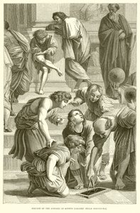 Atina Okullarından Bir Kısmı (Galeri Della Segnatura) by English School