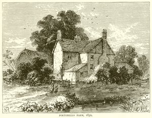 Portobello Çiftliği. 1830 by English School