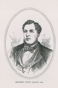 Benjamin Caunt'un Portresi by English School