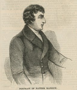 Peder Theobald Mathew'in portresi by English School