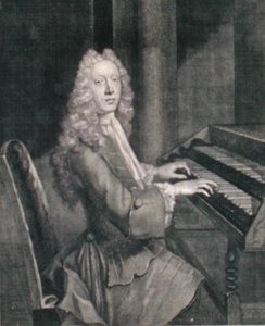 George Vertue (1684-1756) tarafından oyulmuş John Robinson (1682-1762) portresi (gravür) by English School