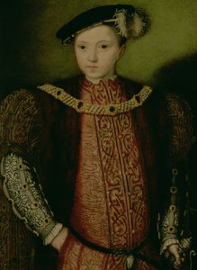 Kral 6. Edward'ın (1537-53) portresi 16. yüzyıl