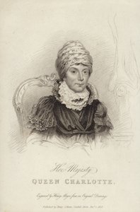 Kraliçe Charlotte portresi by English School