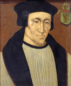 Richard Foxe veya Fox'un Portresi (c.1448-1528) Winchester Piskoposu, Henry VII ve Henry VIII'e Lord Privy Seal ve Corpus Christi College, Oxford'un kurucusu