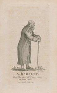 S Barrett'ın portresi by English School