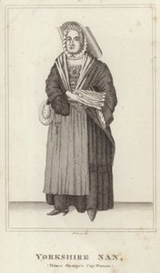 Yorkshire Nan portresi by English School