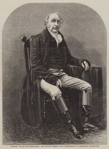 Yaşlı Bir Sporcunun Portresi, Sir Tatton Sykes (gravür) by English School