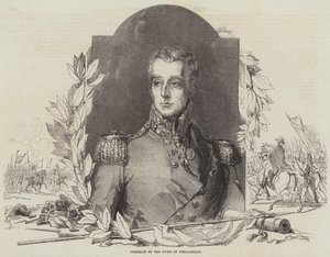 Wellington Dükü'nün portresi (gravür) by English School