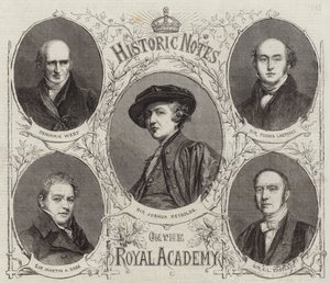 Kraliyet Akademisi başkanlarının portreleri by English School