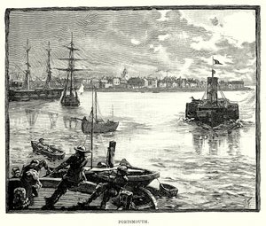 Portsmouth (gravür) by English School