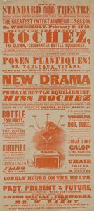 Royal Standard Theatre için poster, 9 Şubat 1848