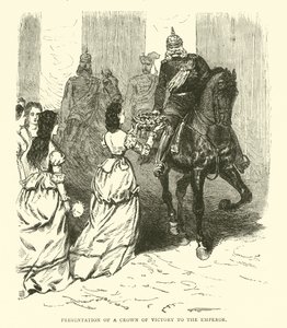 İmparatora Zafer Tacının Takdimi, Mart 1871 by English School