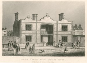 Prince Alberts Model Lojman Evi, Büyük Sergi, 1851 by English School