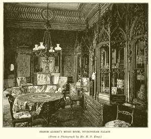 Prince Alberts Müzik Odası, Buckingham Sarayı by English School