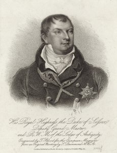 Prens Augustus Frederick, Sussex Dükü by English School