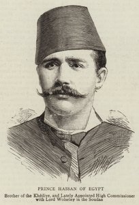Mısır Prensi Hassan (gravür) by English School