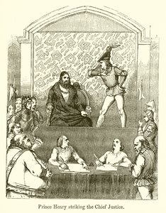 Prens Henry Baş Yargıcı Vuruyor by English School