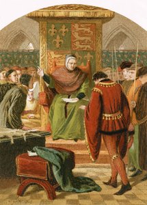 Yargıç Gascoigne önünde Prens Henry by English School