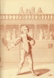 York Dükü Prens James tenis oynuyor by English School