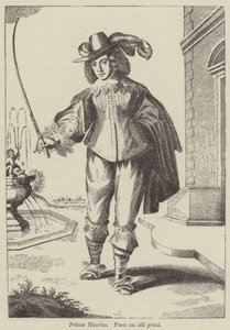 Prens Maurice (gravür) by English School